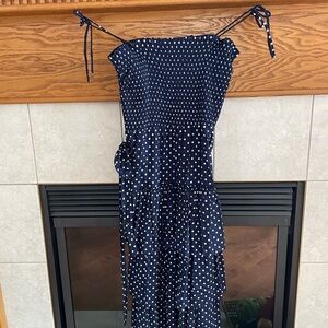 Tory Burch Classic Dot Ruffle Dress